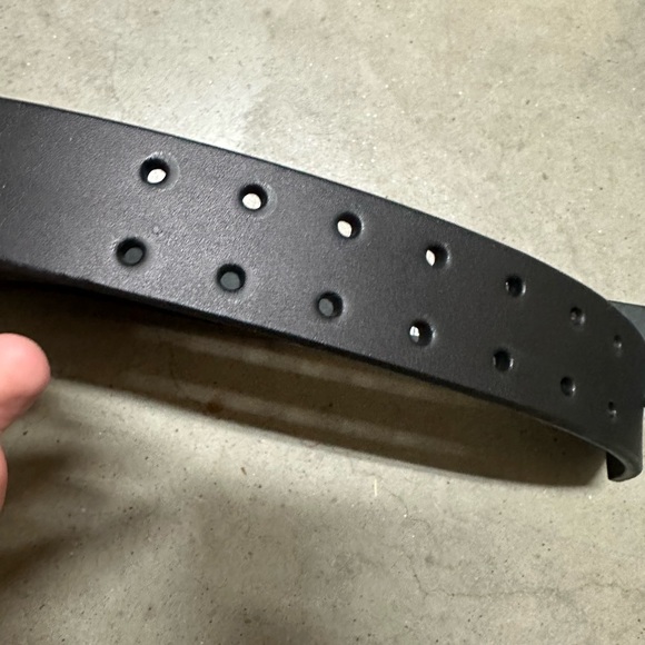 NWT Filson Double Prong Belt Black Bridle Leather Made in USA Mens - Picture 6 of 6